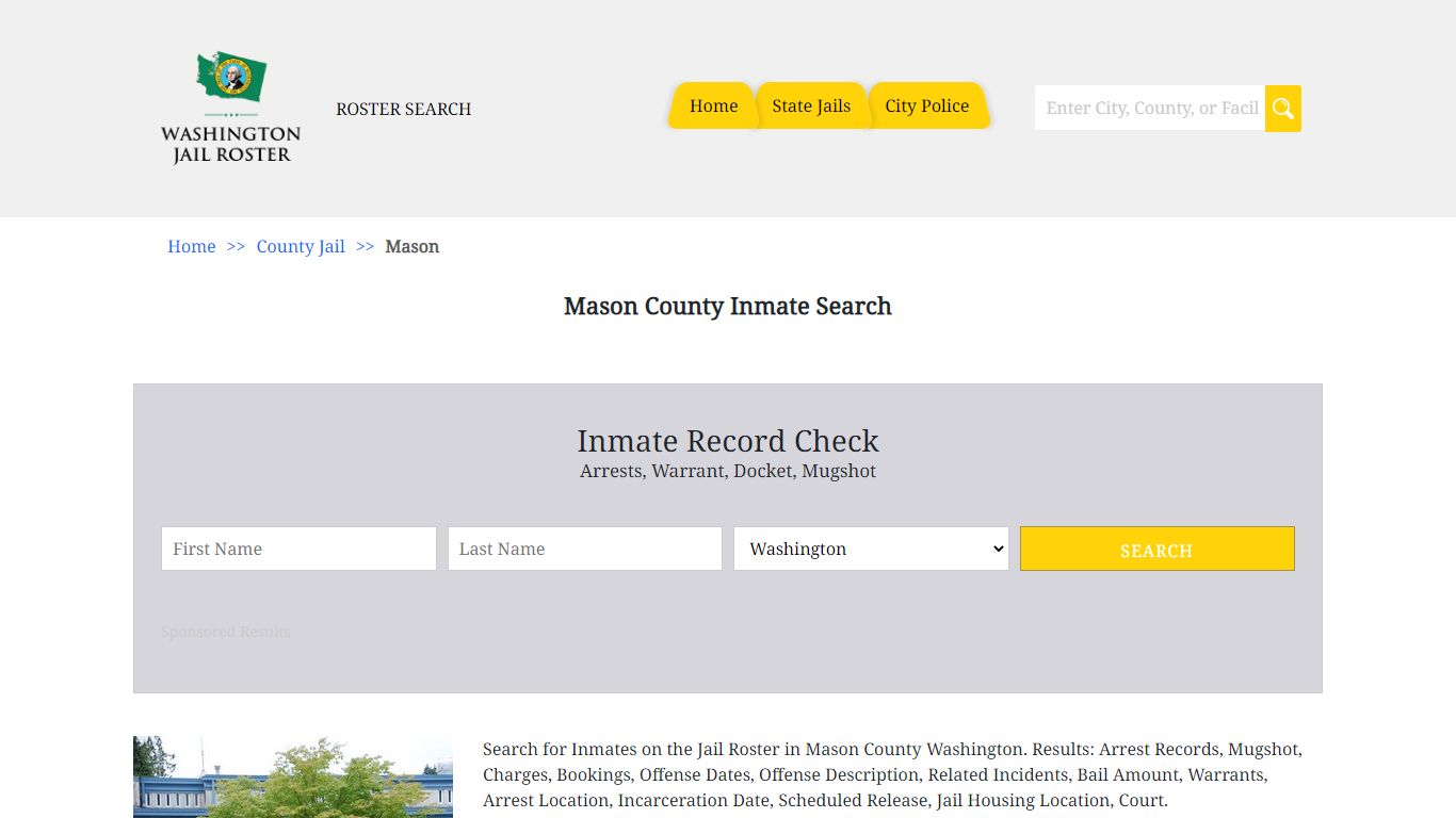 Mason County Inmates | Jail Roster Search